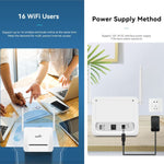 VR312 4G LTE Router 4G CPE FDD/TDD Karten Mobiler Router MOD Malaysische Version EU Stecker, VR312 EU Stecker Weiß