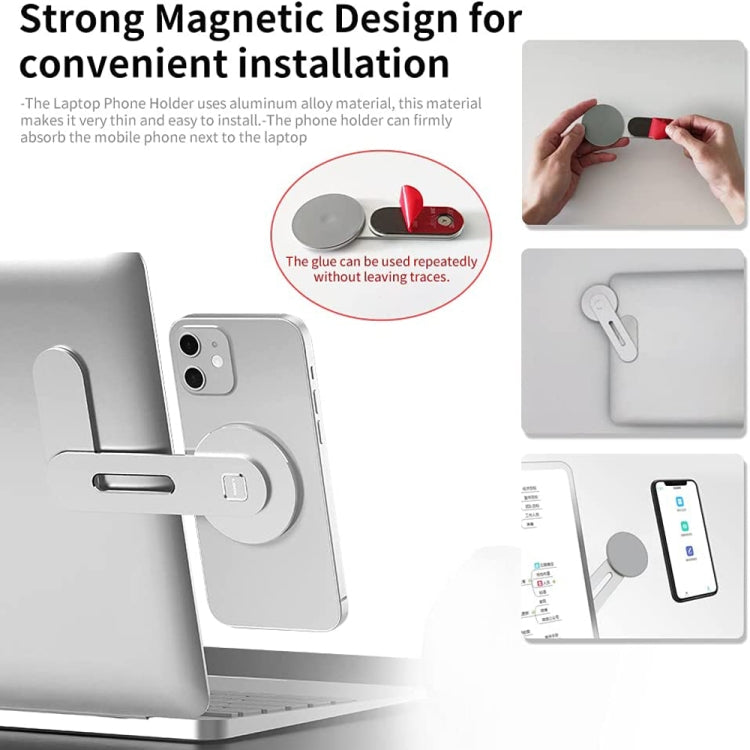 Laptop Telefon Erweiterungshalter Aluminium Magnetischer Telefonständer