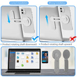 Laptop Telefon Erweiterungshalter Aluminium Magnetischer Telefonständer
