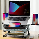 Doppellagiger Klappbarer Hebbarer Laptop Ständer Aluminium Computer Erhöhungs-Halterung
