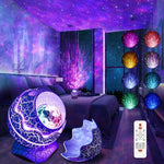 K850 LED Dinosaurier-Ei-Bluetooth-Sternprojektionslampe mit Fernbedienung und Lautsprecherfunktion