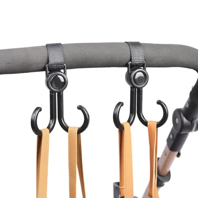 Multifunktionale Rollstuhl-Kinderwagen-Doppelhaken, 2 Stück/Set