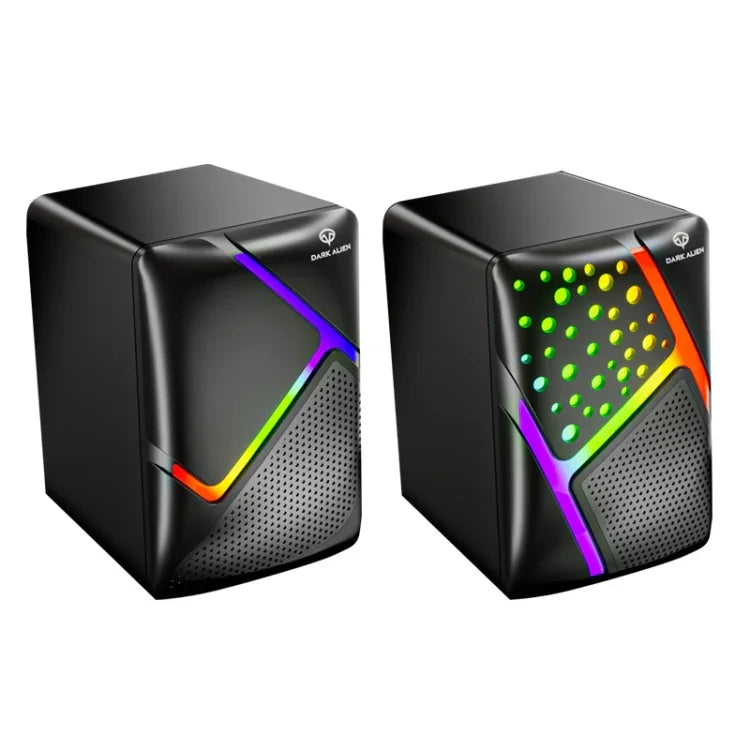 Computer-USB-kabelgebundene Computer-Stereoanlage für Zuhause, multifunktionale Stereoanlage, Kabellänge: 1,2 m, Dark Alien S-510, Dark Alien S-511