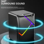 Computer-USB-kabelgebundene Computer-Stereoanlage für Zuhause, multifunktionale Stereoanlage, Kabellänge: 1,2 m, Dark Alien S-510, Dark Alien S-511