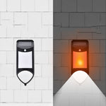 X-A18 59 LED Solar-LED-Flammen-Menschensensor-Leuchten Gartenleuchten
