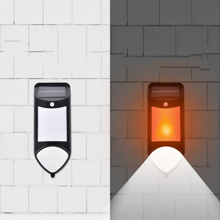 X-A18 59 LED Solar-LED-Flammen-Menschensensor-Leuchten Gartenleuchten