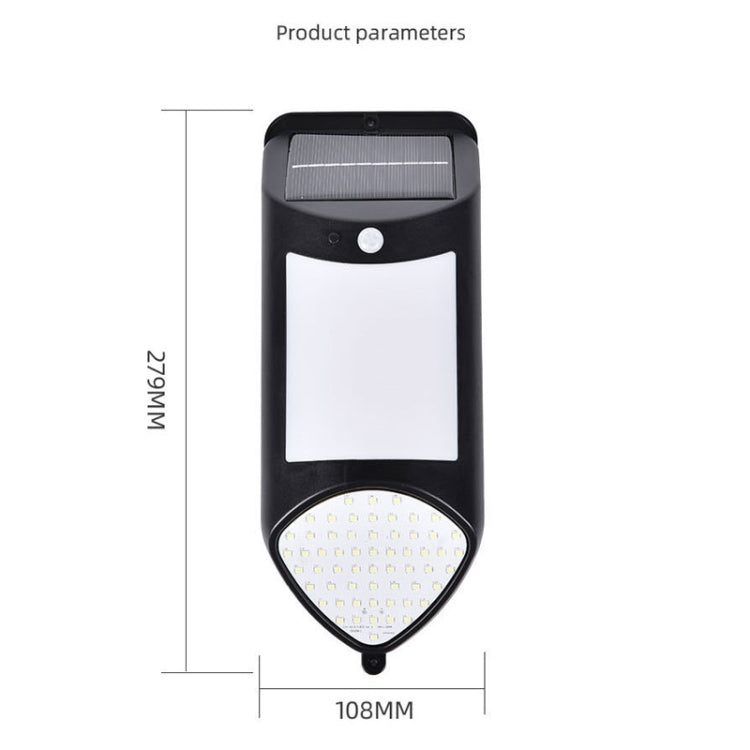 X-A18 59 LED Solar-LED-Flammen-Menschensensor-Leuchten Gartenleuchten