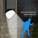X-A18 59 LED Solar-LED-Flammen-Menschensensor-Leuchten Gartenleuchten