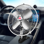 Car Powerful Fixing Clip Cooling High Wind Power Electric Fan, Specification:, 10 inch Metal 12V, 10 inch Metal 24V, 8 inch Black 12V, 8 inch Black 24V, 8 inch Metal 12V, 8 inch Metal 24V, 10 inch Black 12V, 10 inch Black 24V, 6 inch Black 12V