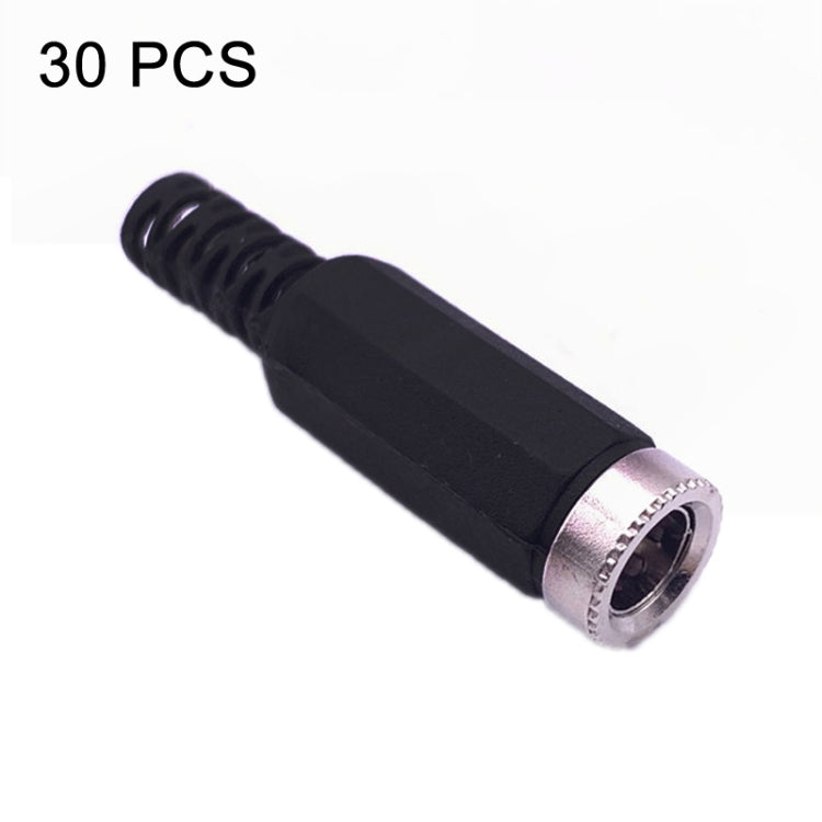 30 Stück Vorgefertigte Löt-Draht DC Buchsenstecker, DC 2,1mm, DC 2,5mm