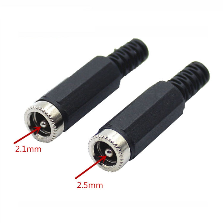 30 Stück Vorgefertigte Löt-Draht DC Buchsenstecker, DC 2,1mm, DC 2,5mm
