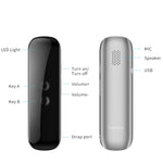 Junyue G5 Smart-Sprachübersetzer Bluetooth tragbar, Geschäfts- und Lernübersetzer-Stifte, G5 Weiß, G5 Schwarz