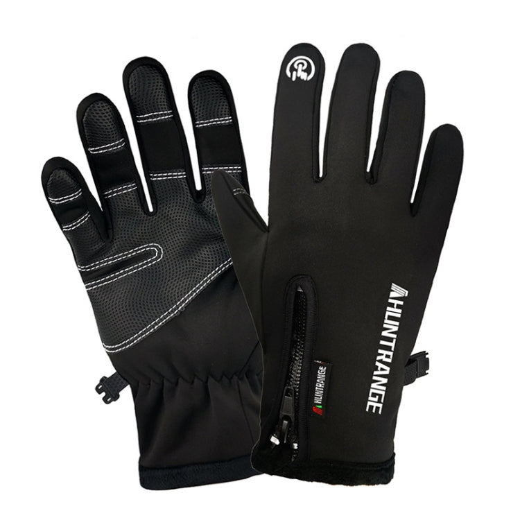 HUNTRANGE A022 Outdoor Wasserdichte Touchscreen Reithandschuhe mit Wärmefunktion, S, M, L, XL, XXL