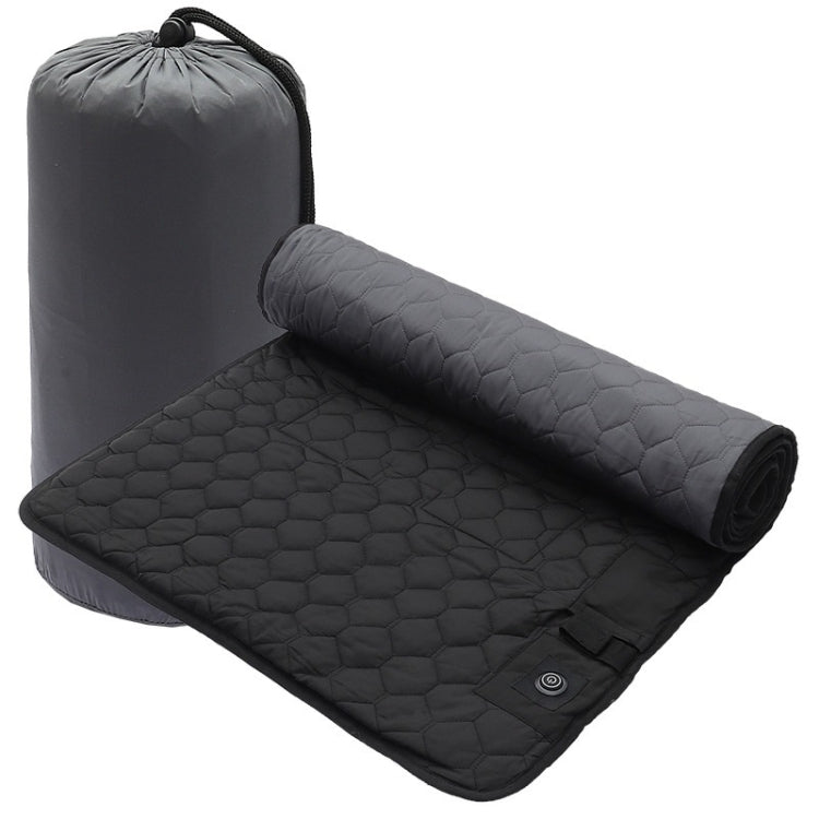 Winter USB Rechargeable Smart Seven Zone Heating  Anti-cold Sleeping Bag Pad, 198x62cm Black Gray, 198x62cm Blue Orange