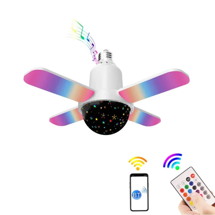 LY-002 24W Mini Bluetooth RGB-Lichteffekt, faltbares Musiklicht, magisches Licht, Sternenlicht