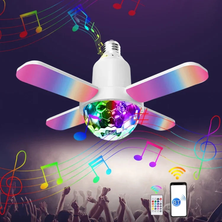LY-002 24W Mini Bluetooth RGB-Lichteffekt, faltbares Musiklicht, magisches Licht, Sternenlicht
