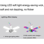 LY-002 24W Mini Bluetooth RGB-Lichteffekt, faltbares Musiklicht, magisches Licht, Sternenlicht