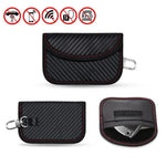 RFID-Kartenetui aus Kohlefaser, strahlungsdicht, abschirmend für Autoschlüsselsignale, 10,5 x 6,5 cm, 11,5 x 7,5 cm