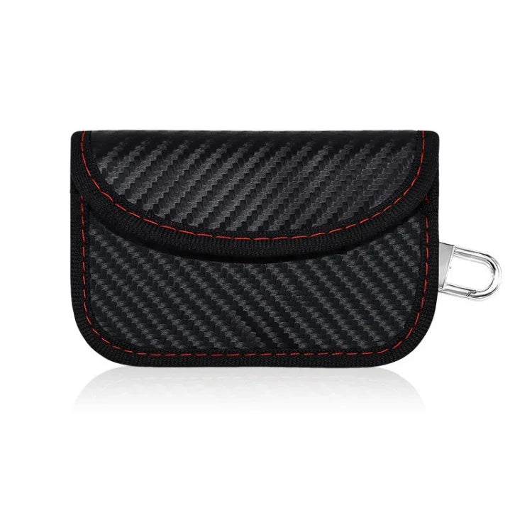 RFID-Kartenetui aus Kohlefaser, strahlungsdicht, abschirmend für Autoschlüsselsignale, 10,5 x 6,5 cm, 11,5 x 7,5 cm
