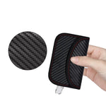 RFID-Kartenetui aus Kohlefaser, strahlungsdicht, abschirmend für Autoschlüsselsignale, 10,5 x 6,5 cm, 11,5 x 7,5 cm