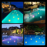 Solar-schwimmende Lichter für Teich und Pool, Gartendekoration, drei Lichtmodi