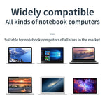 N8 doppellagiger faltbarer Aluminiumlegierungs-Laptop-Hitzableitungsständer, N8 (Silber), N8 (Grau), N8 (Oxidiertes Silber)