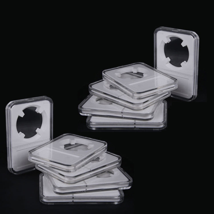 Gedenkmünze Identifizierung Bewertung Box Münzsammlung Box, Farbe: Weiß (40mm), Weiß (25mm), Weiß (27mm), Weiß (30mm), Weiß (38.5mm), Weiß (40mm)