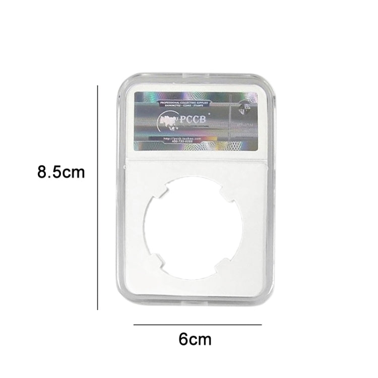 Gedenkmünze Identifizierung Bewertung Box Münzsammlung Box, Farbe: Weiß (40mm), Weiß (25mm), Weiß (27mm), Weiß (30mm), Weiß (38.5mm), Weiß (40mm)