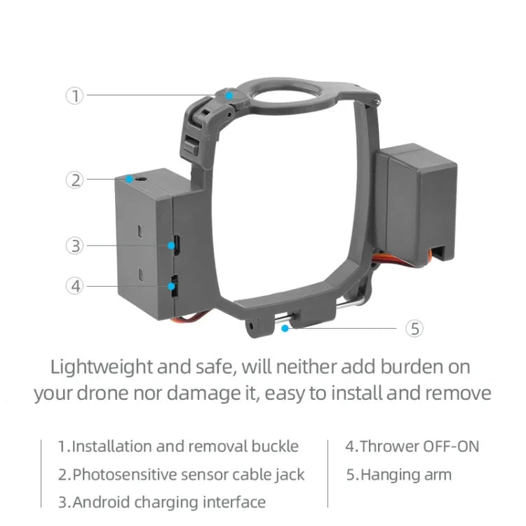 Für DJI Mavic 2 Pro &amp; Zoom Airdrop-System Drohnenwerfer, Für DJI Mavic 2 Pro &amp; Zoom