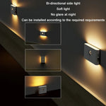Menschlicher Infrarot-Smart-Sensor kabelloses magnetisches LED-Nachtlicht, flache Linse, runde Linse