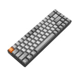 ZIYOU LANG K68 68 Tasten Bluetooth Kabellose Dual-Mode Mechanische Tastatur, Stil:, Version mit roter Welle (Glänzend), Version mit grüner Welle (Grau), Version mit roter Welle (Grau)