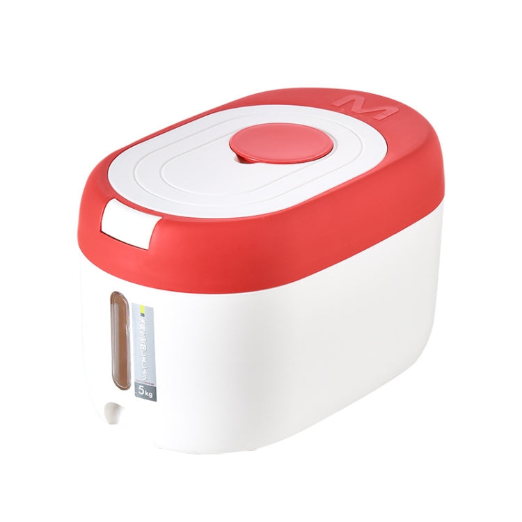 Versiegelter feuchtigkeits- und staubdichter Reiskübel für die Küche, Rot 10 kg, Rot 5 kg, Grau 10 kg, Grau 5 kg, Blau 10 kg, Blau 5 kg, Grün 10 kg, Grün 5 kg