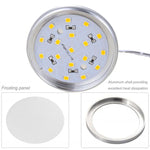 2 Stück 2W DC12V 18LED Schrankleuchten Vitrinenbeleuchtung, Spezifikation: 2510 Anschluss – Seitlicher Ausgang, 2510 Anschluss – Unterer Ausgang, DuPont Anschluss – Seitlicher Ausgang, DuPont Anschluss – Unterer Ausgang