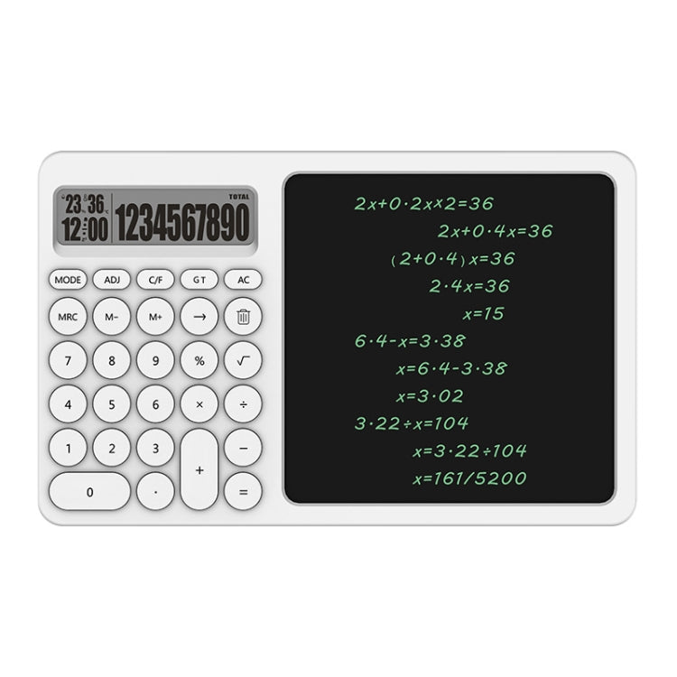 Bürorechner LCD-Schreibtafel mit Ständer, Weiß