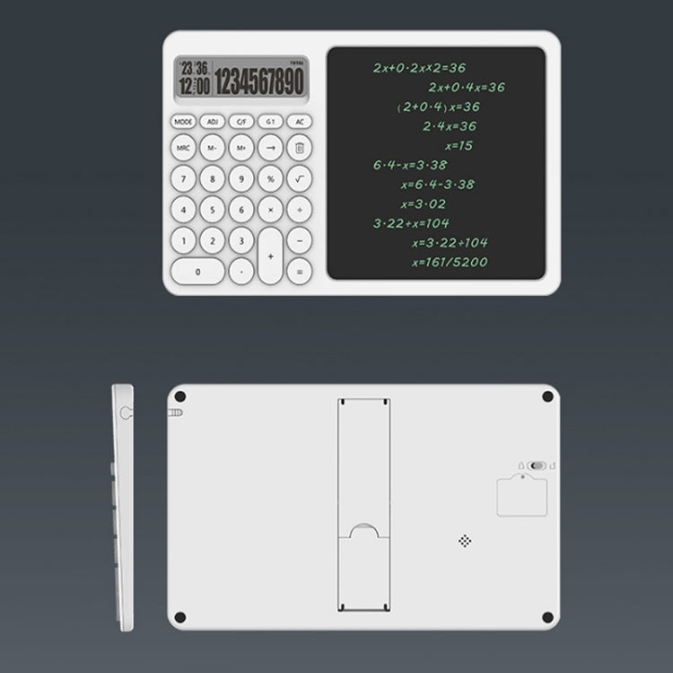 Bürorechner LCD-Schreibtafel mit Ständer, Weiß