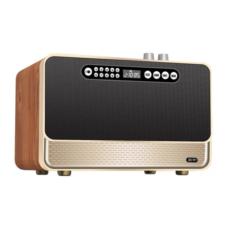 W1 Holz HIFI Sound Effekt Desktop Kabelloser Bluetooth Lautsprecher
