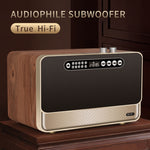 W1 Holz HIFI Sound Effekt Desktop Kabelloser Bluetooth Lautsprecher