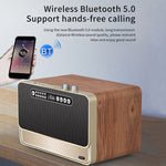 W1 Holz HIFI Sound Effekt Desktop Kabelloser Bluetooth Lautsprecher