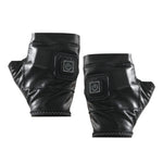 1 Pair Adjustable Temperature Rechargeable Intelligent Electric Heating Gloves Half Finger Gloves, S, M, L