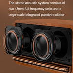 Edifier M230 Retro Classic Desktop Tragbarer Kabelloser Bluetooth 5.0 Holz-Lautsprecher, M230
