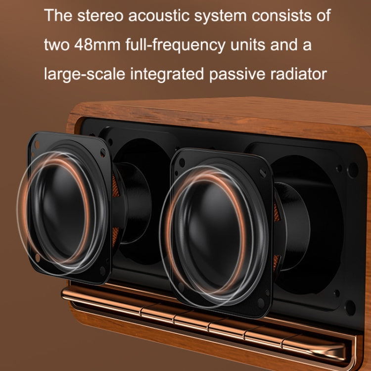 Edifier M230 Retro Classic Desktop Tragbarer Kabelloser Bluetooth 5.0 Holz-Lautsprecher, M230