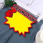 10 Taschen 25x19cm Explosions-Aufkleber Produkt-Preisschild Supermarkt-Preisetikett, WM-001, WM-002, WM-003, WM-005, WM-006, WM-007, WM-008, WM-009, WM-010, WM-011, WM-012, WM-013, XD-511, XD-520, XD-532, XD-537, XD-541, XD-559