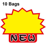 10 Taschen 25x19cm Explosions-Aufkleber Produkt-Preisschild Supermarkt-Preisetikett, WM-001, WM-002, WM-003, WM-005, WM-006, WM-007, WM-008, WM-009, WM-010, WM-011, WM-012, WM-013, XD-511, XD-520, XD-532, XD-537, XD-541, XD-559