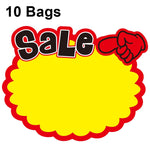 10 Tüten 18x14cm Explosion Aufkleber Produkt Preisschild Supermarkt Preisetikett, WM-101, WM-102, WM-103, WM-105, WM-106, WM-107, WM-108, WM-109, WM-10, WM-111, WM-12, WM-113, XD-028, XD-022, XD-009, XD-047, XD-051, XD-069