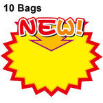 10 Tüten 18x14cm Explosion Aufkleber Produkt Preisschild Supermarkt Preisetikett, WM-101, WM-102, WM-103, WM-105, WM-106, WM-107, WM-108, WM-109, WM-10, WM-111, WM-12, WM-113, XD-028, XD-022, XD-009, XD-047, XD-051, XD-069