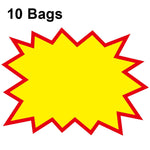 10 Tüten 18x14cm Explosion Aufkleber Produkt Preisschild Supermarkt Preisetikett, WM-101, WM-102, WM-103, WM-105, WM-106, WM-107, WM-108, WM-109, WM-10, WM-111, WM-12, WM-113, XD-028, XD-022, XD-009, XD-047, XD-051, XD-069