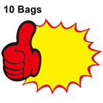 10 Tüten 18x14cm Explosion Aufkleber Produkt Preisschild Supermarkt Preisetikett, WM-101, WM-102, WM-103, WM-105, WM-106, WM-107, WM-108, WM-109, WM-10, WM-111, WM-12, WM-113, XD-028, XD-022, XD-009, XD-047, XD-051, XD-069