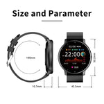 BW0223 Smartwatch mit Bluetooth-Funktion und Herzfrequenz-/Blutsauerstoff-/Blutdruckmessung, Silikon Schwarz, Silikon Blau, Silikon Rosa, Silikon Beige, Mesh Schwarz, Mesh Rosa, Mesh Blau