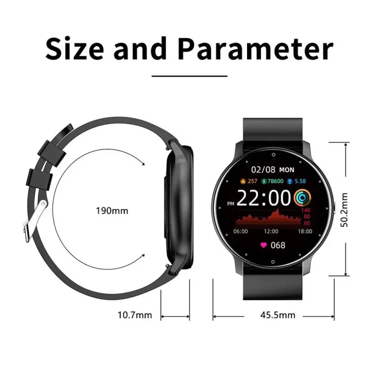 BW0223 Smartwatch mit Bluetooth-Funktion und Herzfrequenz-/Blutsauerstoff-/Blutdruckmessung, Silikon Schwarz, Silikon Blau, Silikon Rosa, Silikon Beige, Mesh Schwarz, Mesh Rosa, Mesh Blau
