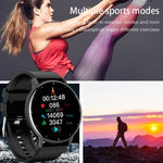 BW0223 Smartwatch mit Bluetooth-Funktion und Herzfrequenz-/Blutsauerstoff-/Blutdruckmessung, Silikon Schwarz, Silikon Blau, Silikon Rosa, Silikon Beige, Mesh Schwarz, Mesh Rosa, Mesh Blau